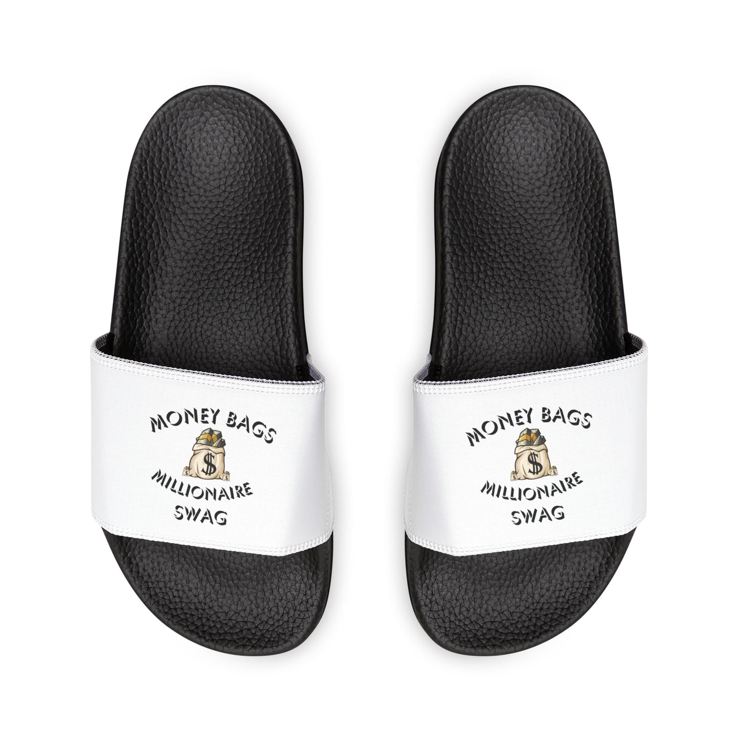 The McMillionaires - Money Bags, Millionaire Swag Slide Sandals (Men)