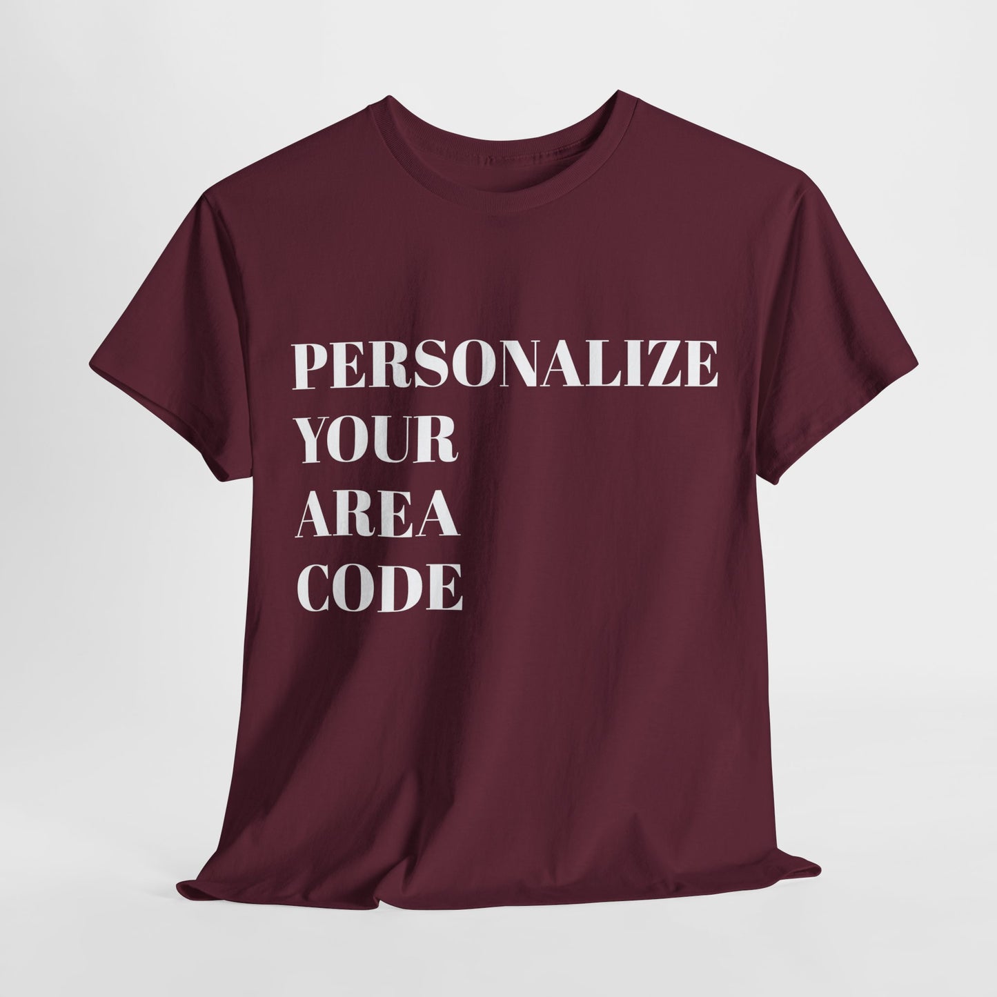 #Personalize Your Area Code - Represent Your Hood - TheMcMillionairesCollection