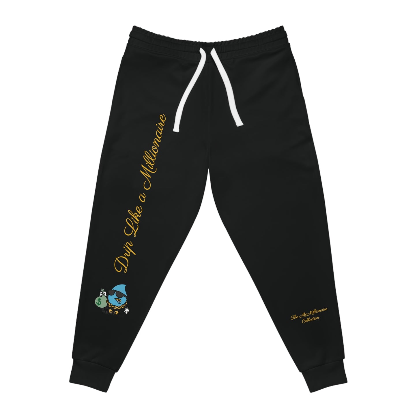 Drip Like a McMillionaire Joggers - Black - TheMcMillionairesCollection