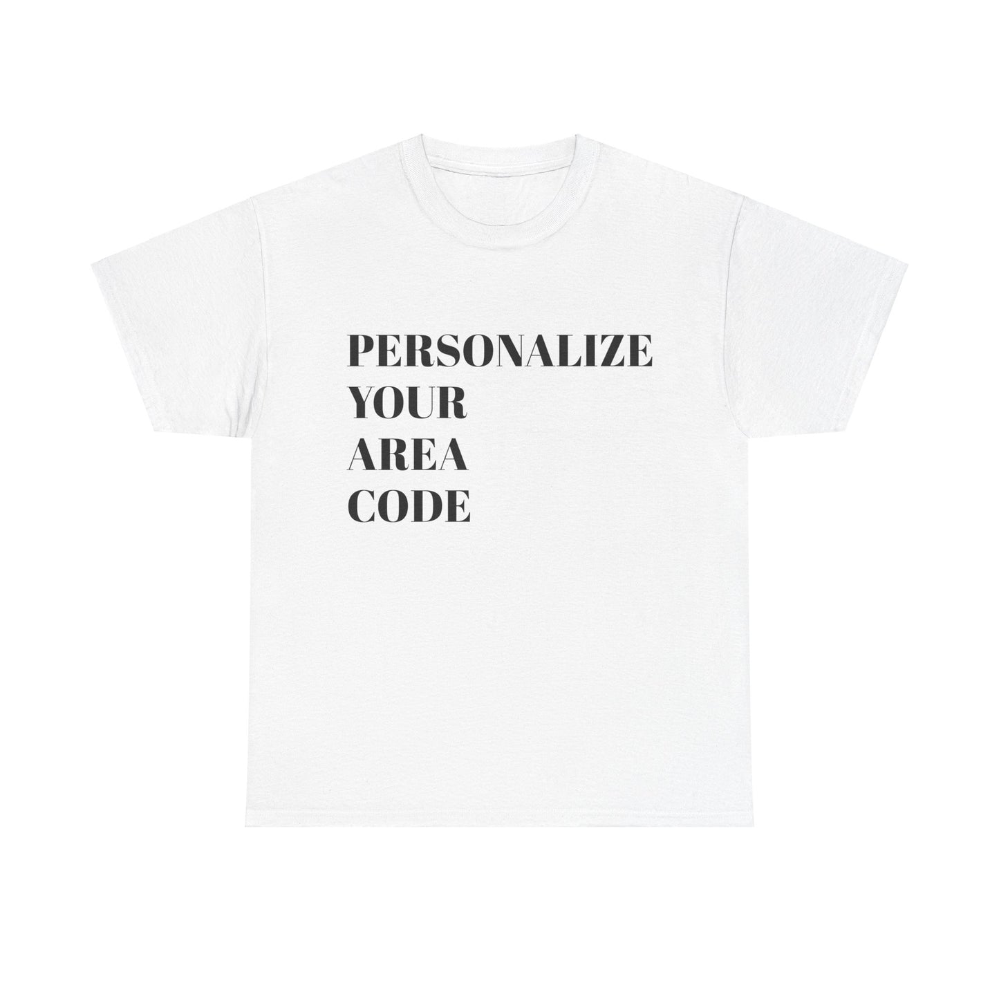 #Personalize Your Area Code - Represent Your Hood - TheMcMillionairesCollection