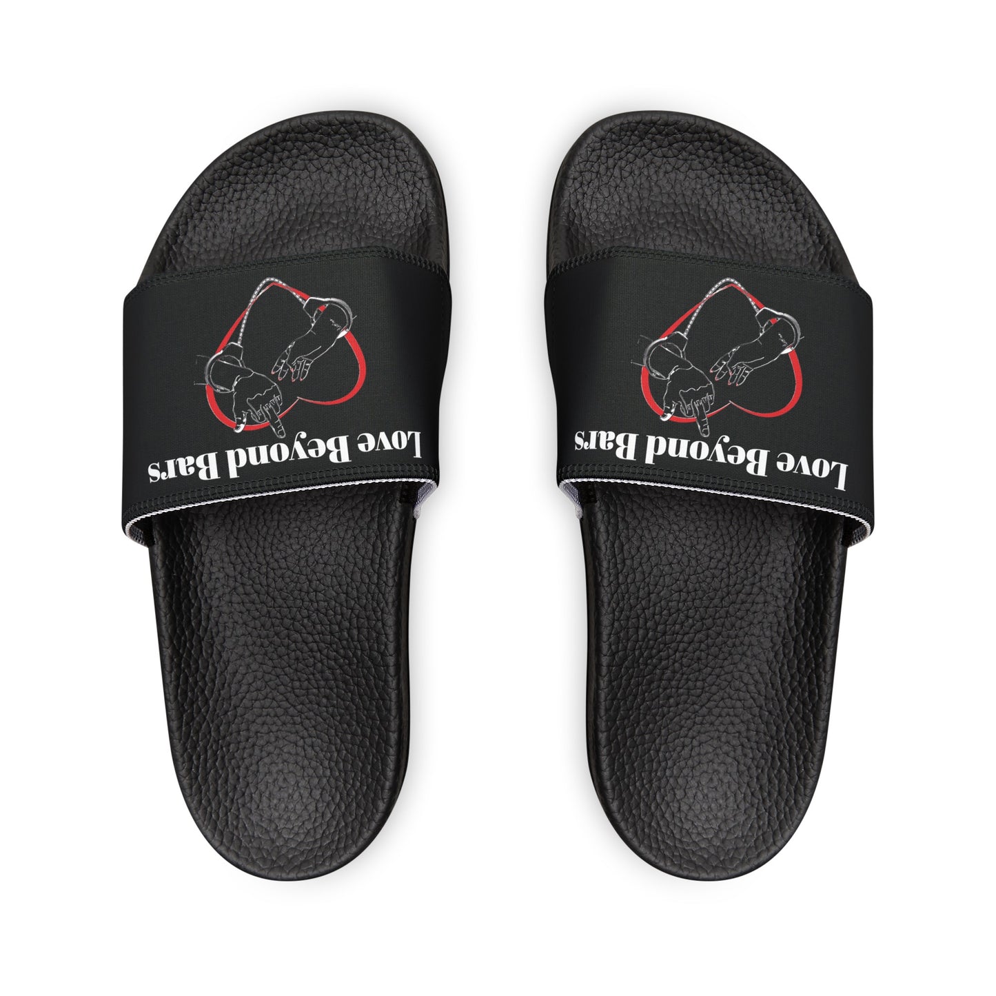 McMillionaires: Love Beyond Bars Slide Sandals (Women) - TheMcMillionairesCollection