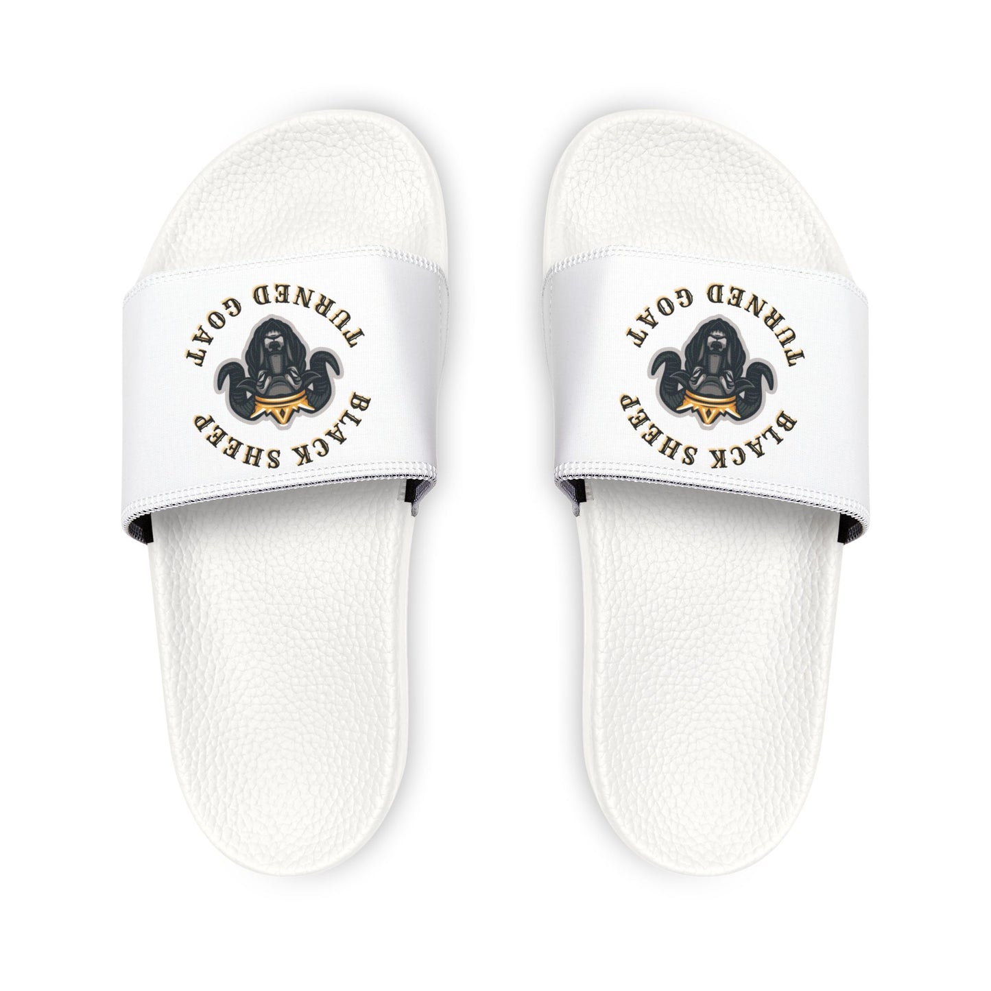 The McMillionaires Collection Black Sheep Turned Goat" Slide Sandals (Men)