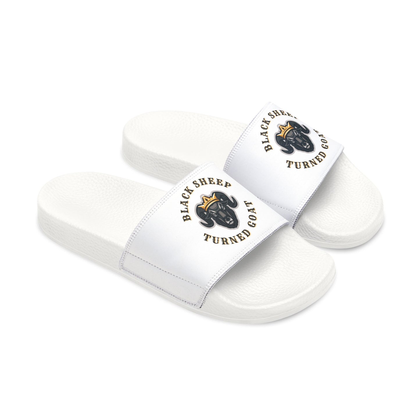 The McMillionaires Collection Black Sheep Turned Goat" Slide Sandals (Men)