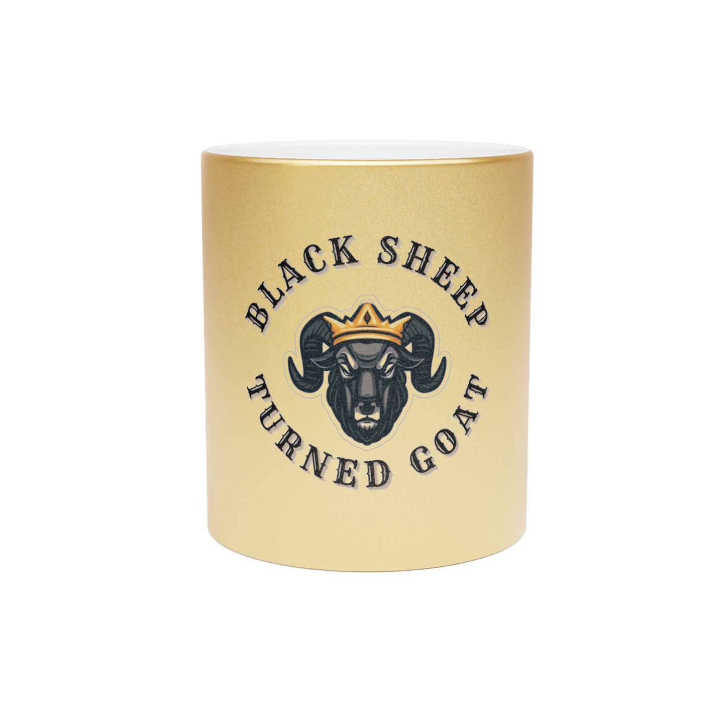 The McMillionaires Collection - Black Sheep Turned Goat Metallic Mug