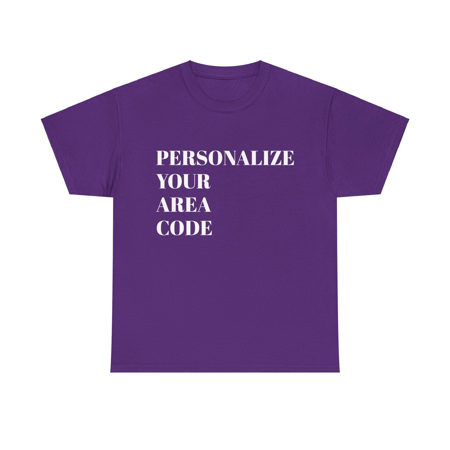 #Personalize Your Area Code - Represent Your Hood - TheMcMillionairesCollection