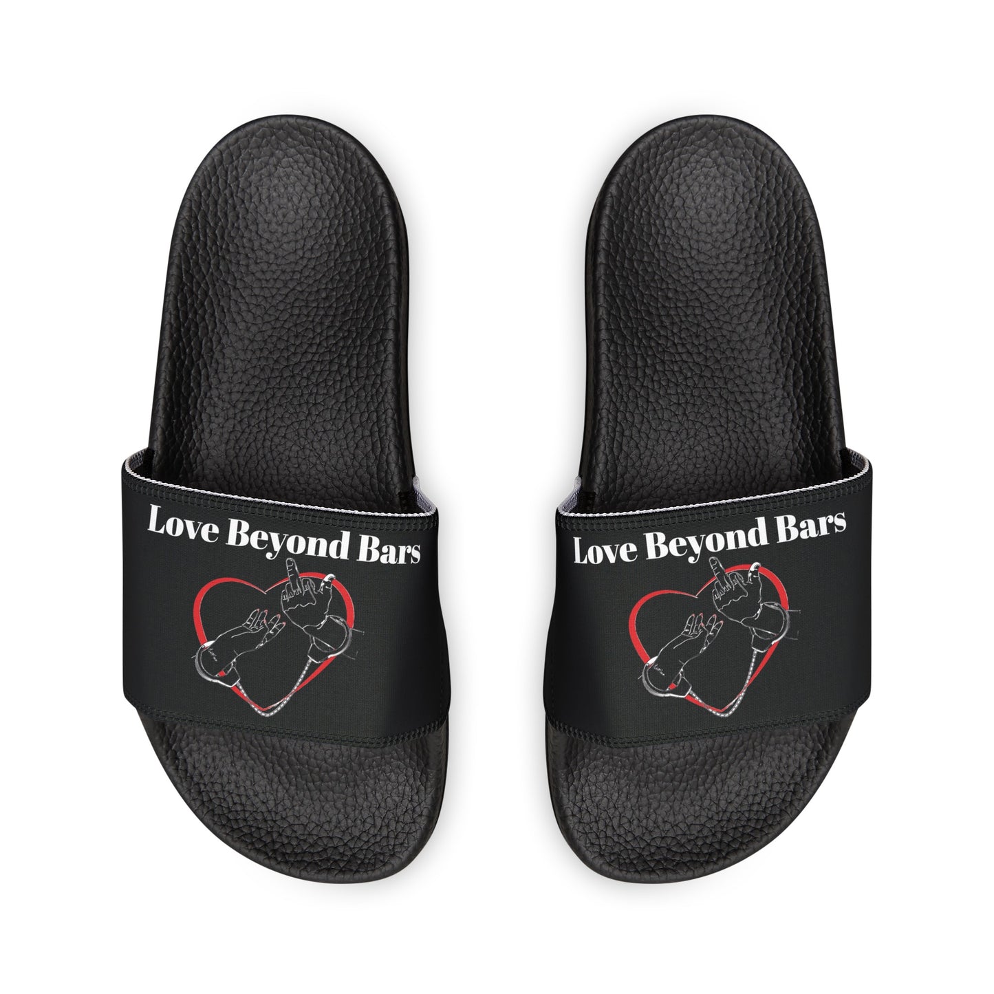 McMillionaires: Love Beyond Bars Slide Sandals (Women) - TheMcMillionairesCollection