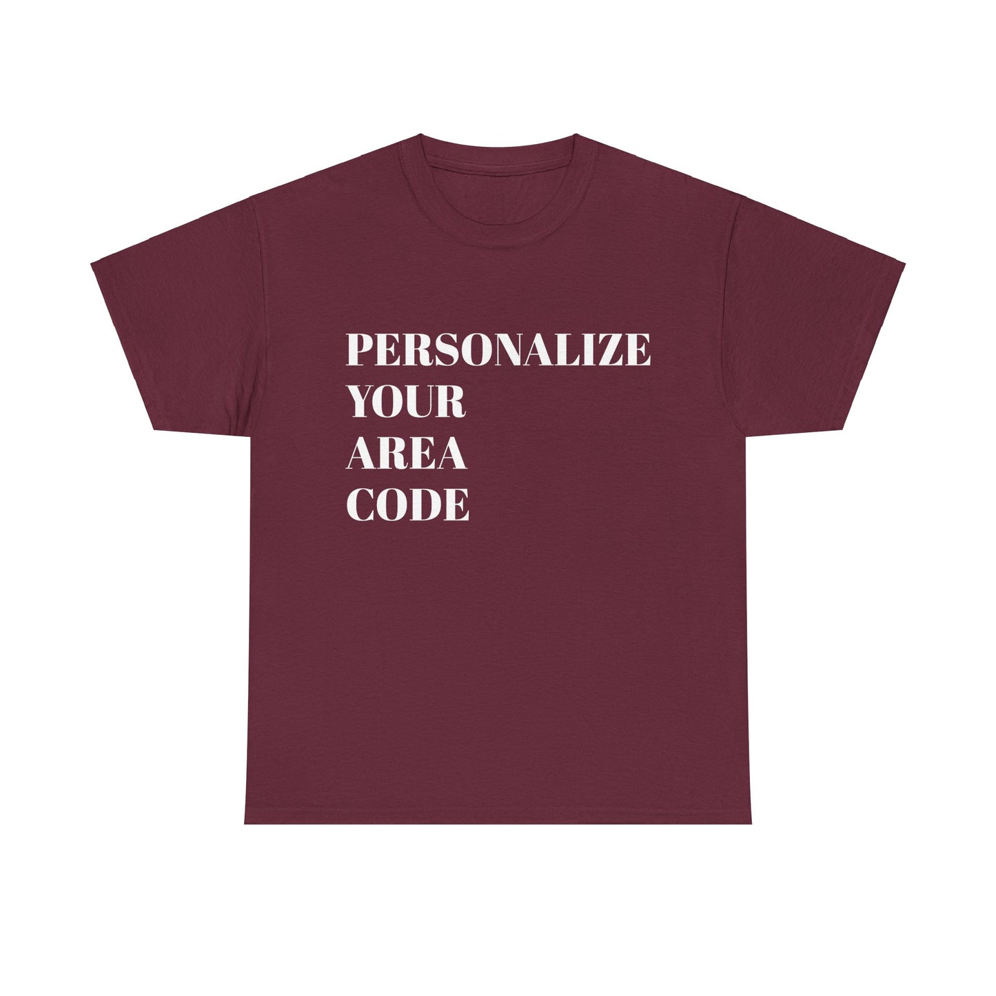 #Personalize Your Area Code - Represent Your Hood - TheMcMillionairesCollection