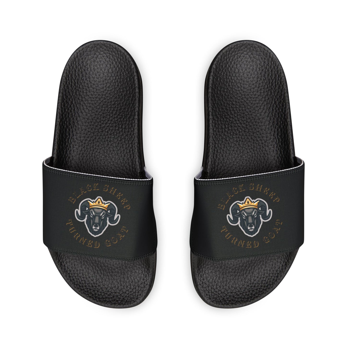 The McMillionaires Collection Black Sheep Turned Goat" Slide Sandals (Men)