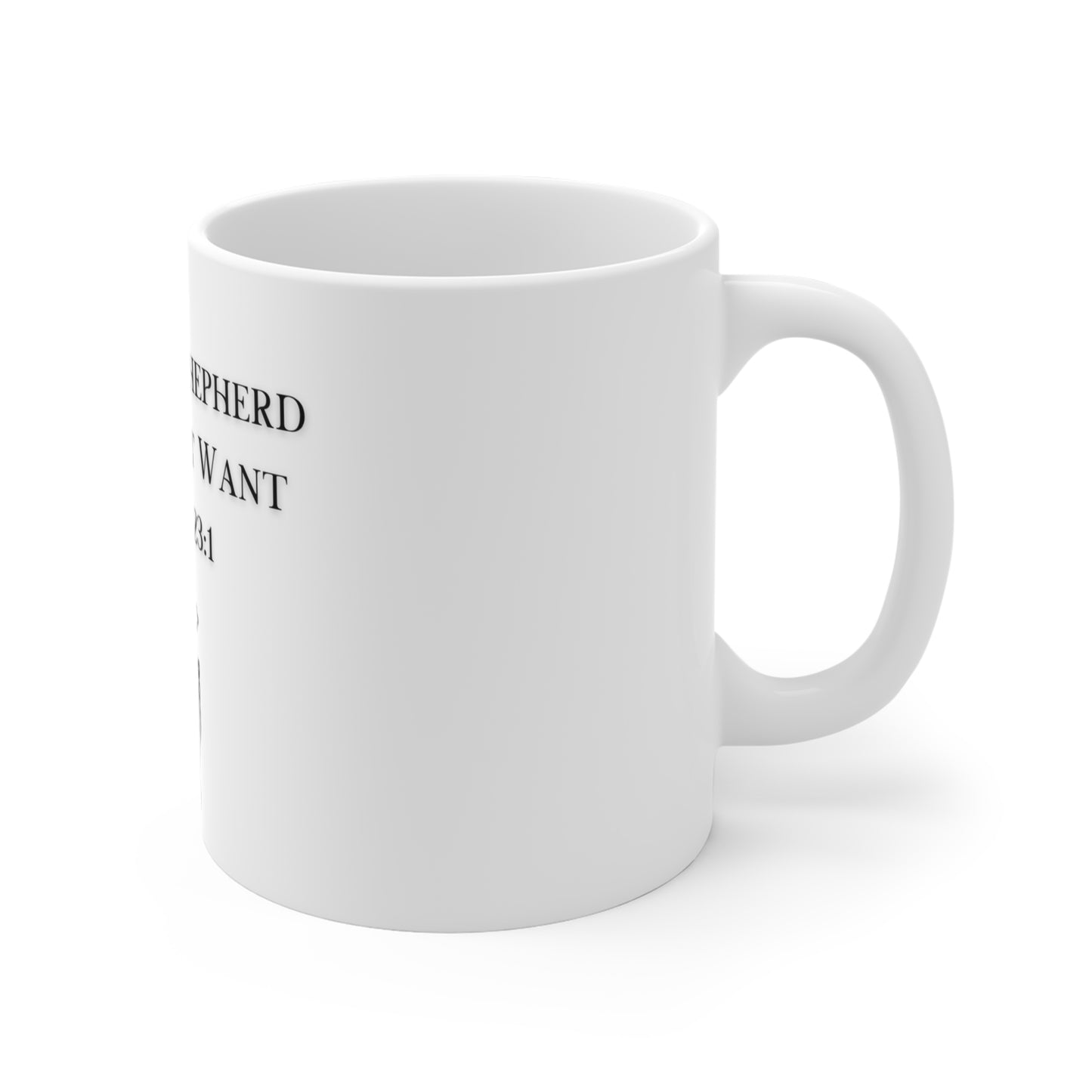 The McMillionaires Collection - God Is My Shepherd, I Shall Not Want" Psalm 23:1 Mug.