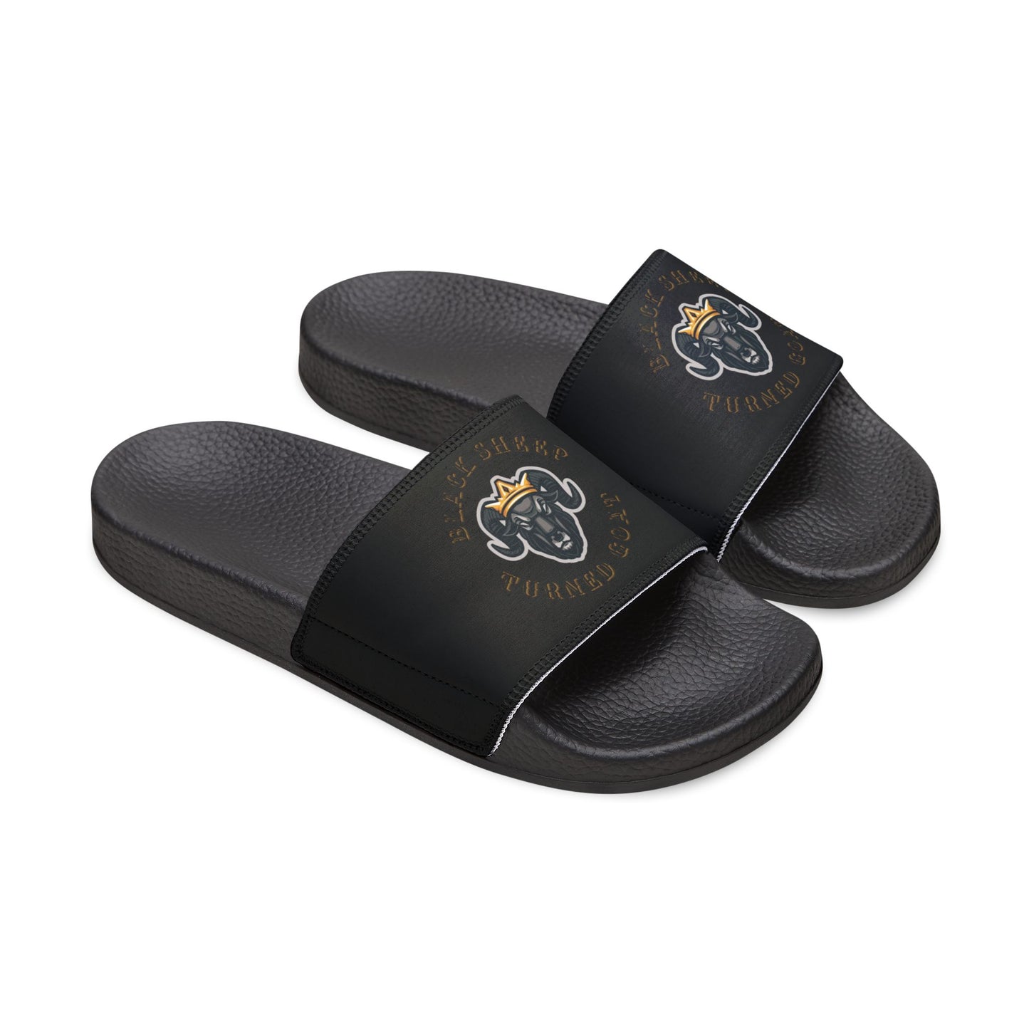 The McMillionaires Collection Black Sheep Turned Goat" Slide Sandals (Men)