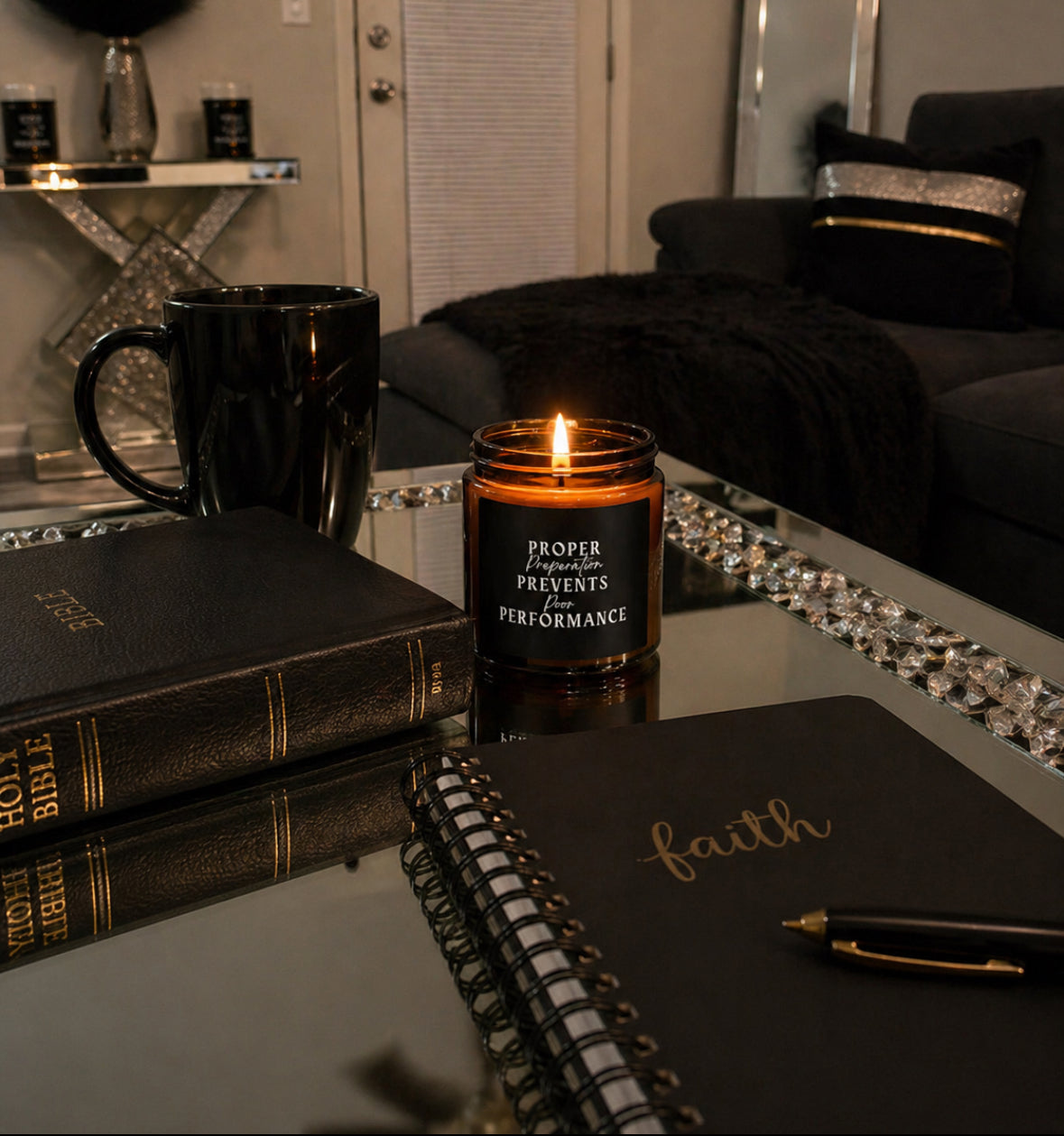 Proper Preparation Candle – Amber Jar (4oz & 9oz Options)