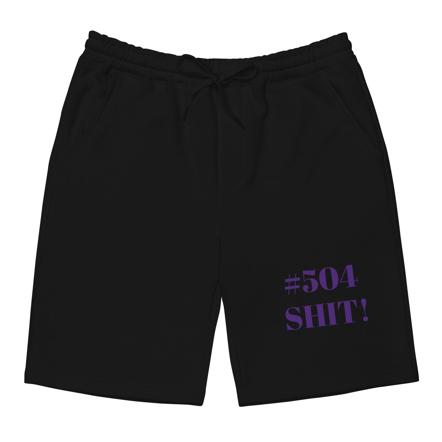 #504 Nola Swag: New Orleans, Louisiana fleece shorts - Represent Your Hood - TheMcMillionairesCollection
