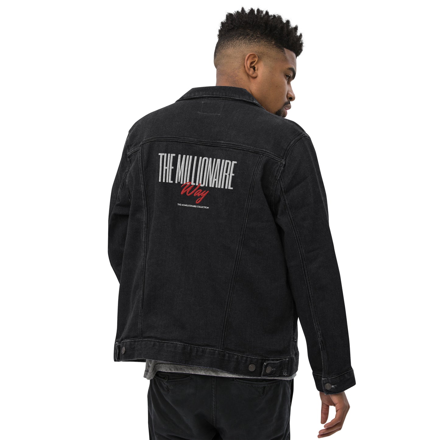 The McMillionaires Collection - The Millionaire Way Jean Jacket (Black) - TheMcMillionairesCollection