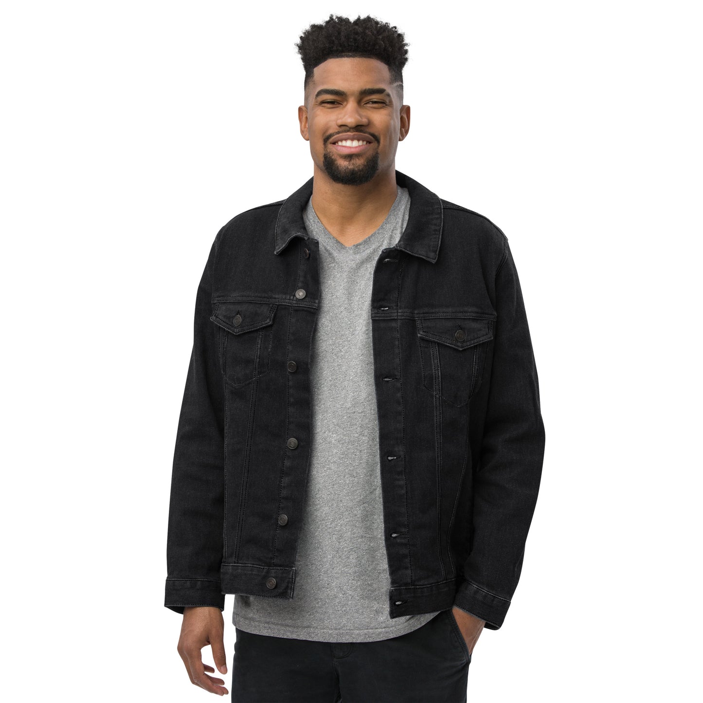 The McMillionaires Collection - The Millionaire Way Jean Jacket (Black) - TheMcMillionairesCollection