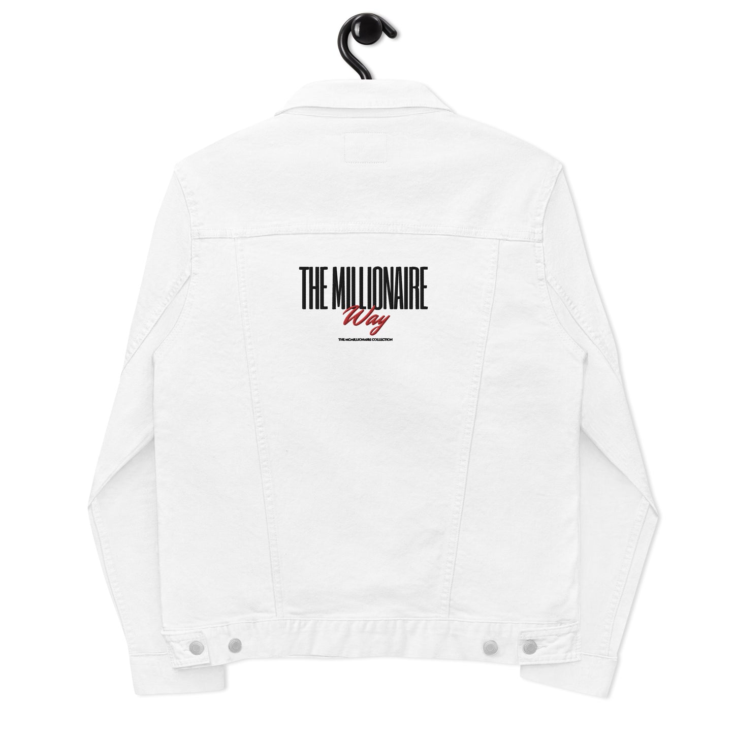 The McMillionaires Collection - The Millionaire Way Jean Jacket (White) - TheMcMillionairesCollection