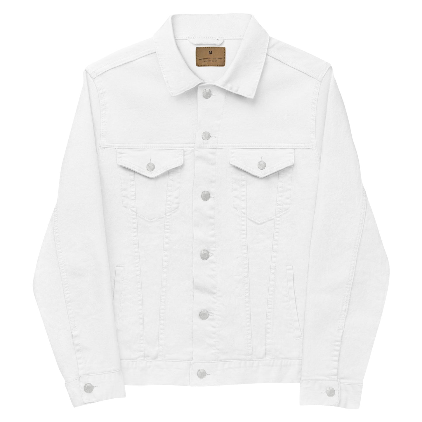 The McMillionaires Collection - The Millionaire Way Jean Jacket (White) - TheMcMillionairesCollection