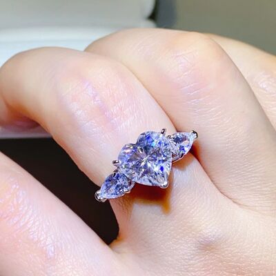 3 Carat Moissanite 925 Sterling Silver Ring - TheMcMillionairesCollection