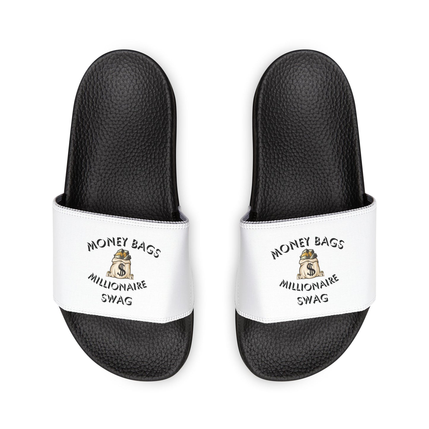 The McMillionaires - Money Bags, Millionaire Swag Slide Sandals (Men)