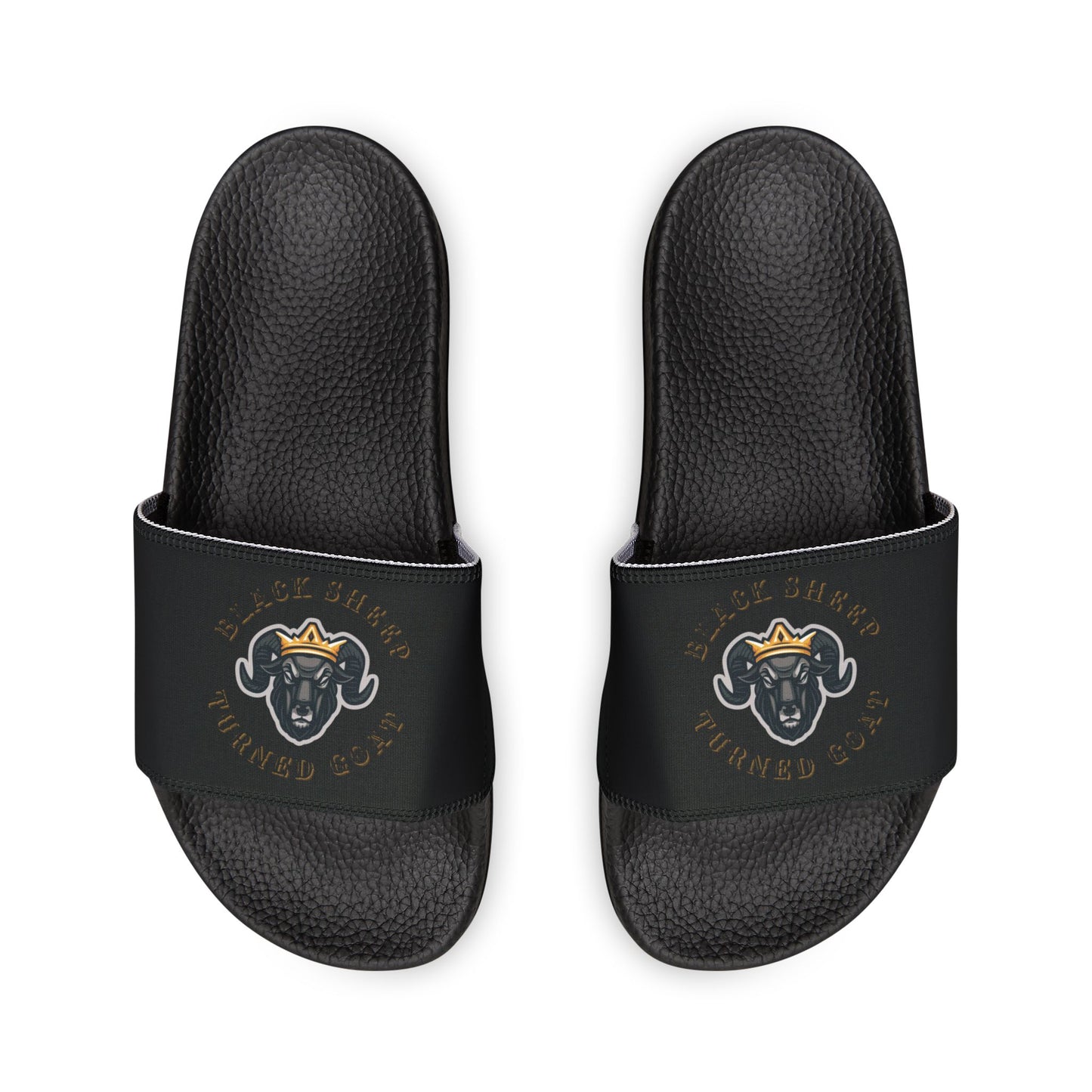 The McMillionaires "Black Sheep Turned Goat" Slide Sandals (Women)