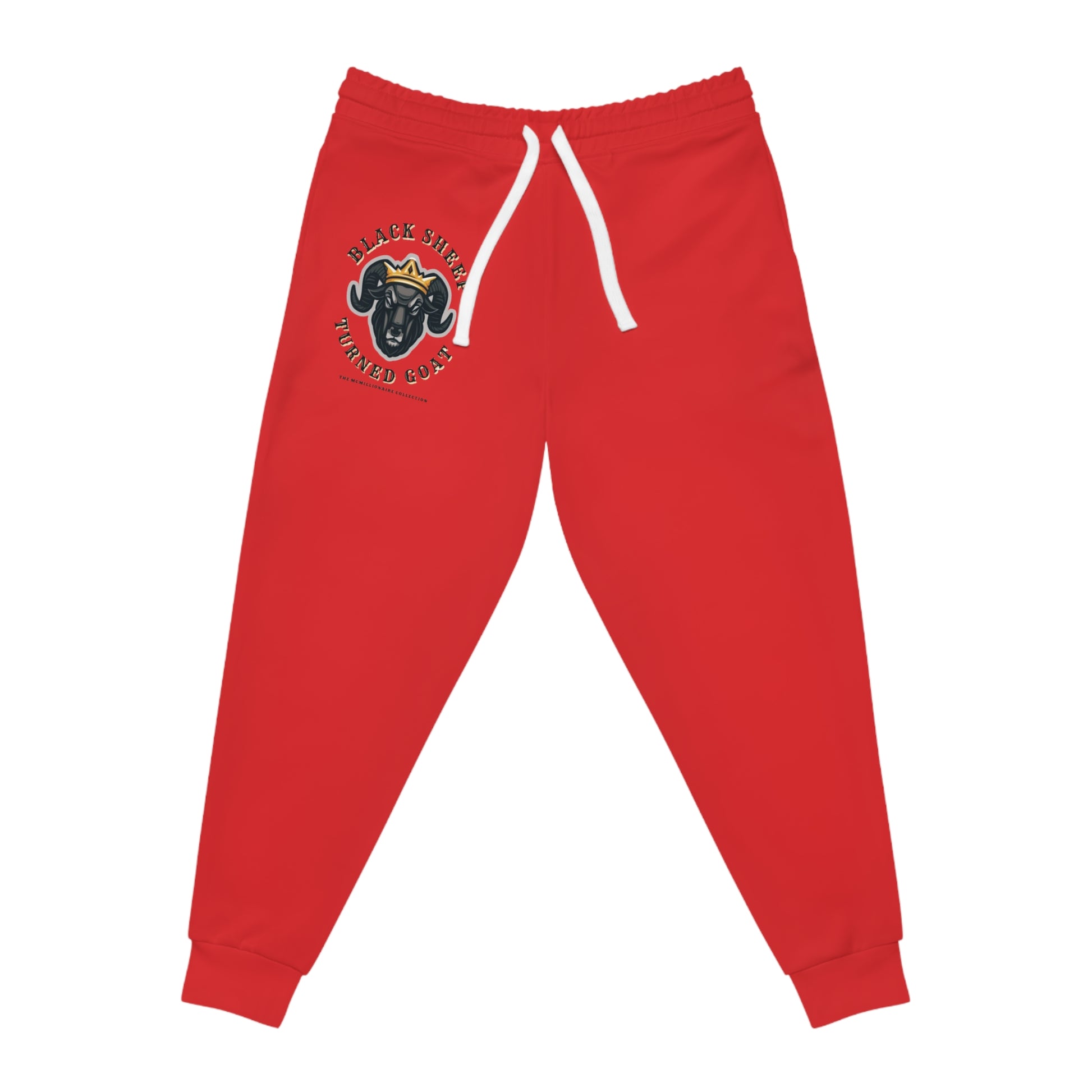 The McMillionaire Collection - Black Sheep Turned Goat Joggers (Red) - TheMcMillionairesCollection