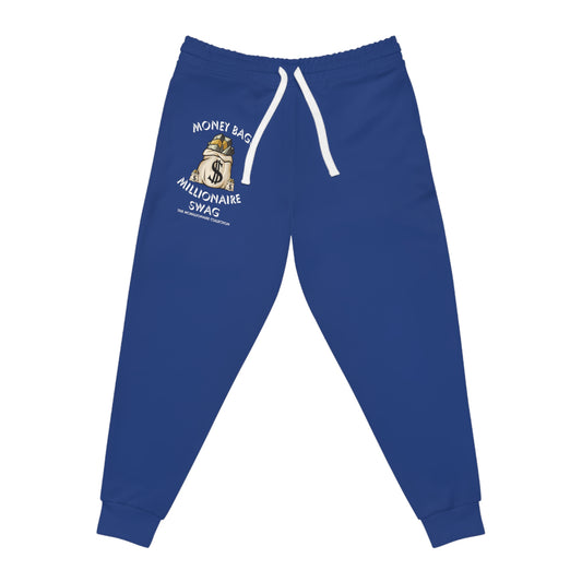 The McMillionaire Collection - Money Bags, Millionaire Swag Joggers (Blue) - TheMcMillionairesCollection