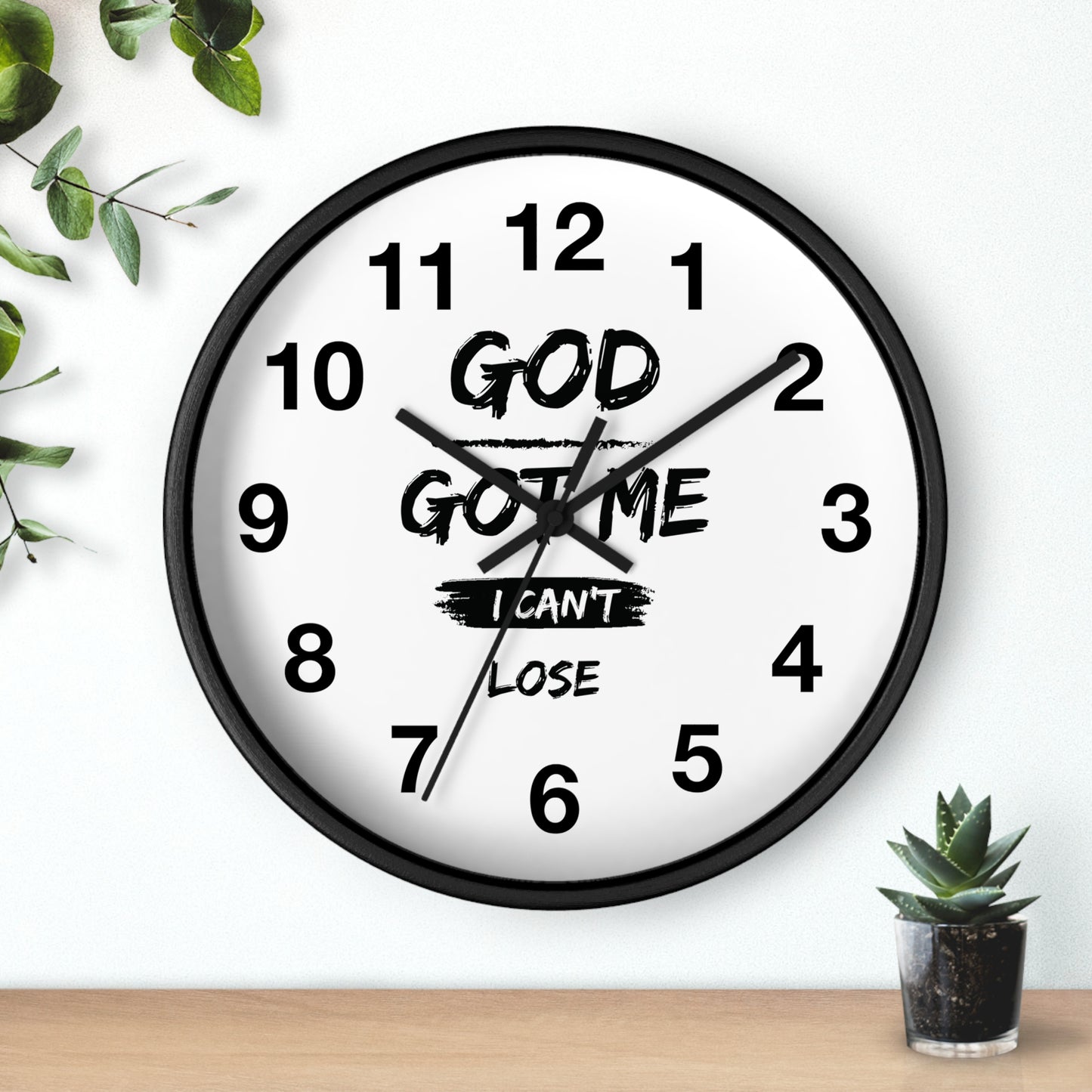 McMillionaires God's Got Me Wall Clock