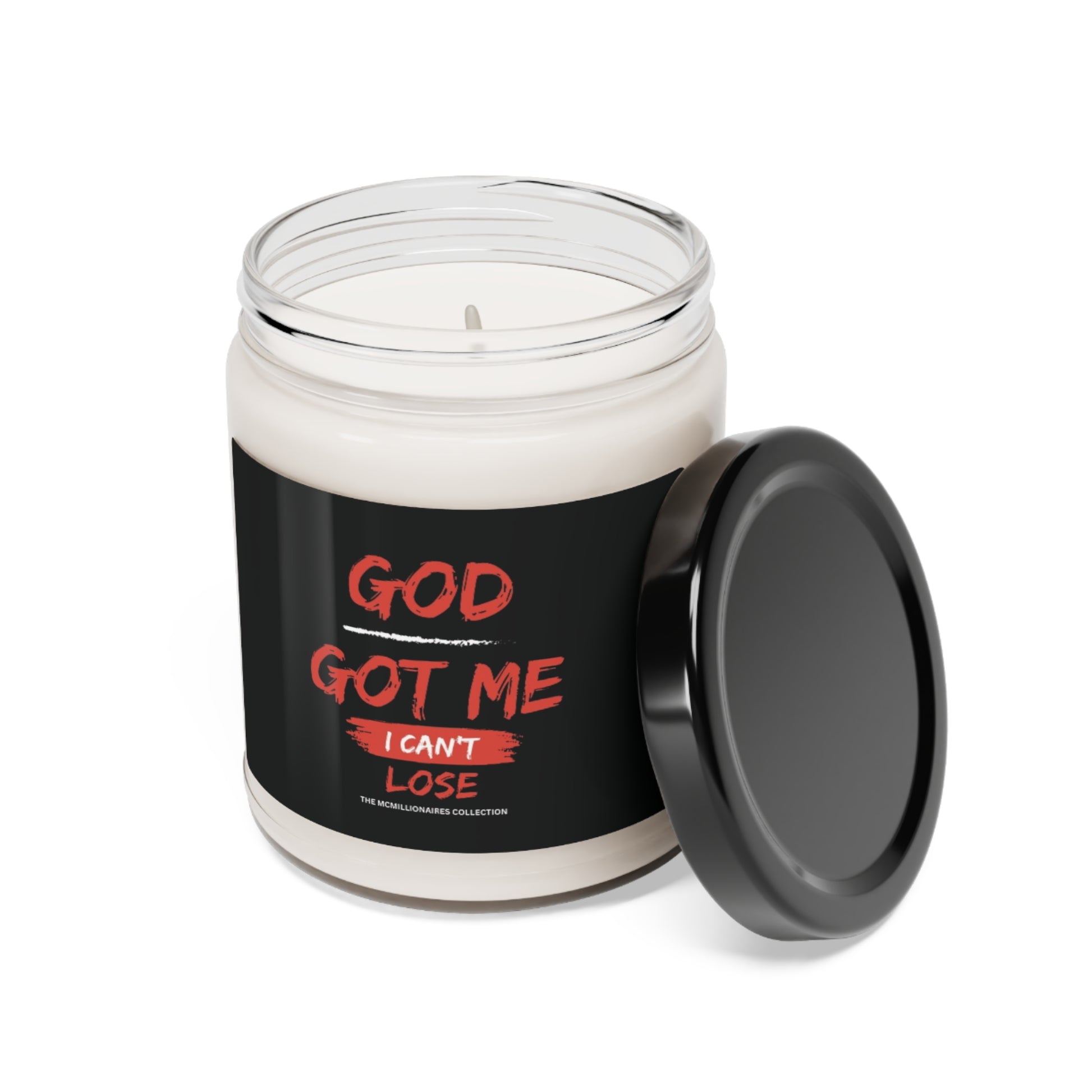 The McMillionaires: God Got Me - Scented Soy Candle, 9oz - TheMcMillionairesCollection