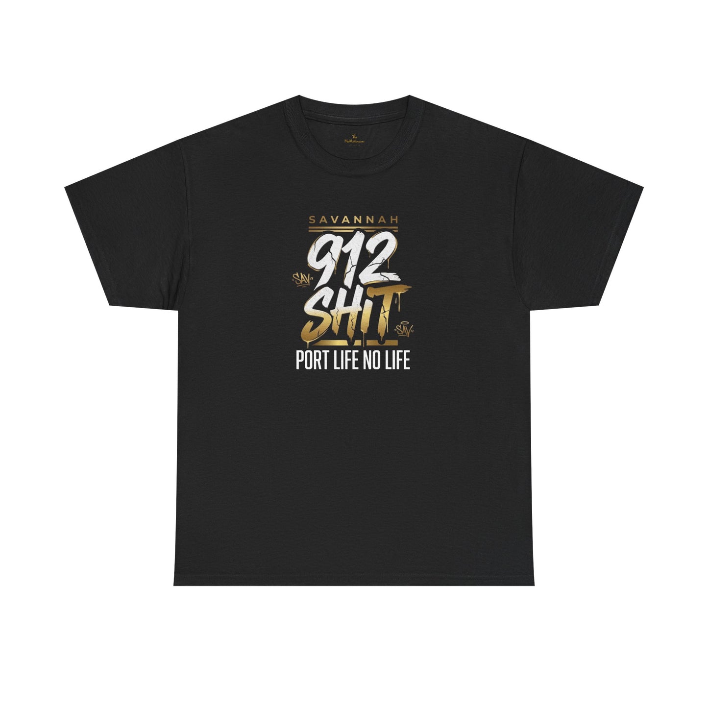 Savannah 912 City Tee — "Port Life No Life" Graphic T-Shirt