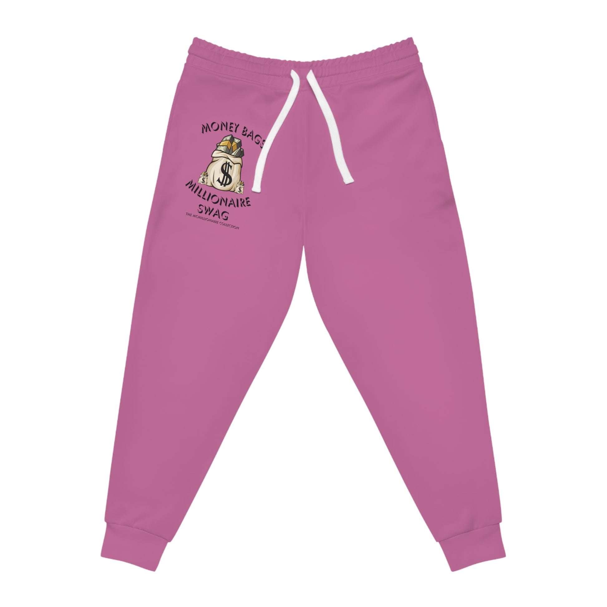 The McMillionaire Collection - Money Bags, Millionaire Swag Joggers (Light Pink) - TheMcMillionairesCollection