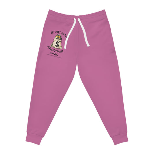 The McMillionaire Collection - Money Bags, Millionaire Swag Joggers (Light Pink) - TheMcMillionairesCollection