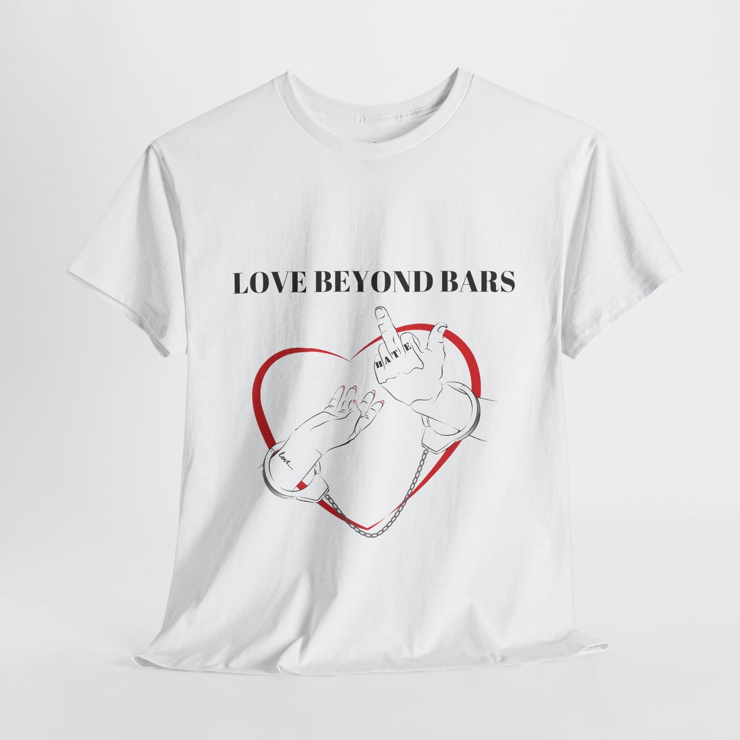 Love Beyond Bars T-shirt: A Prison Love Story - Unisex