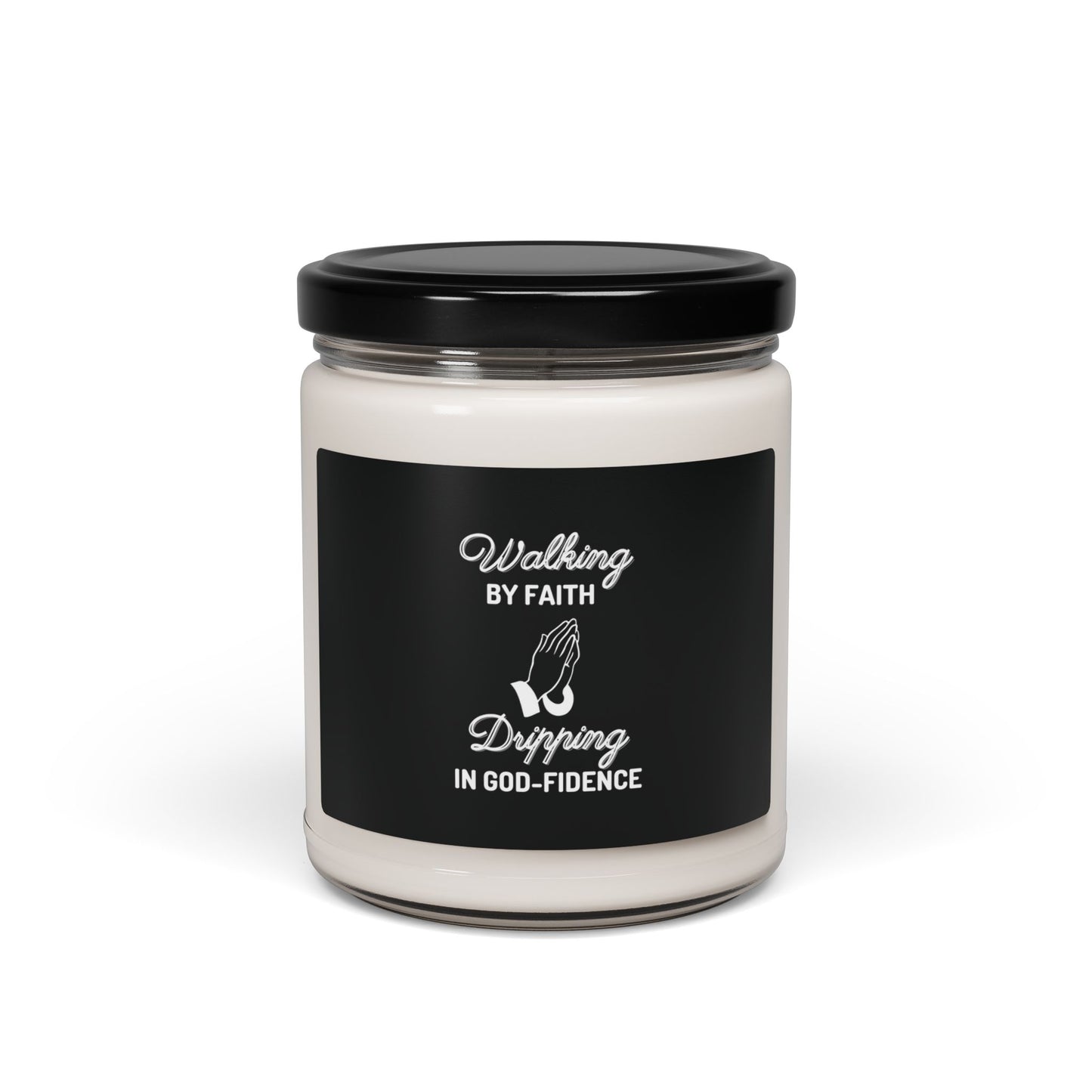 McMillionaires: Walk by faith, Drip in God-fidence  - Scented Soy Candle, 9oz