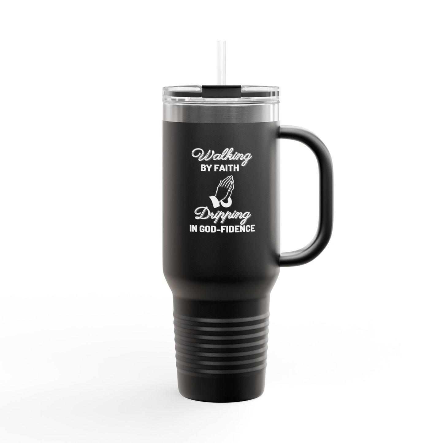 The McMillionaires God-Fidence Sip & Faith Insulated Travel Mug, 40oz