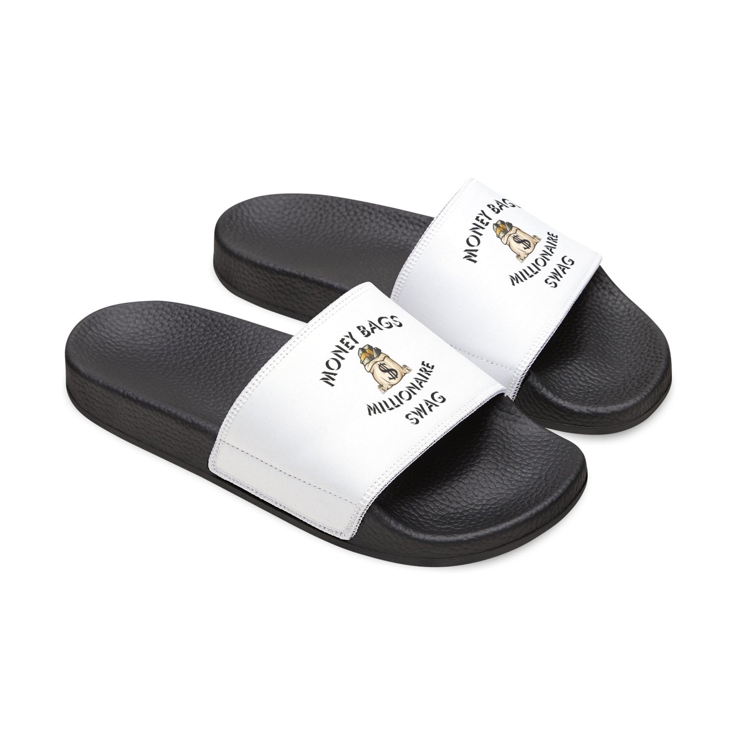 The McMillionaires - Money Bags, Millionaire Swag Slide Sandals (Men)