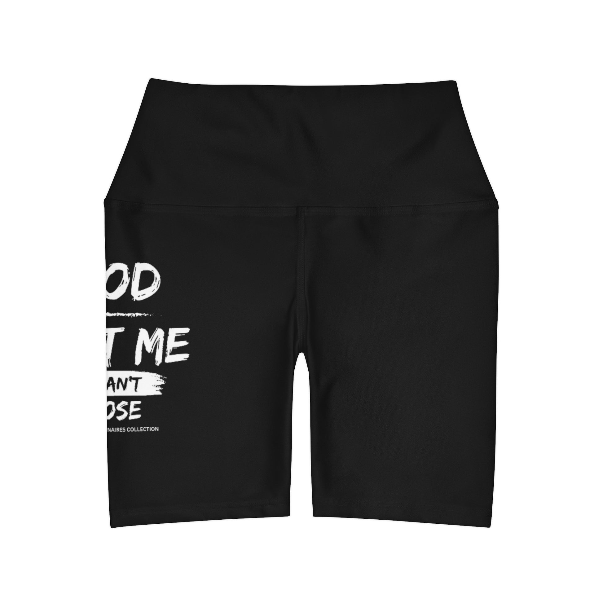 McMillionaires "God's Got Me" High-Waist Shorts - Black (Women's) - TheMcMillionairesCollection