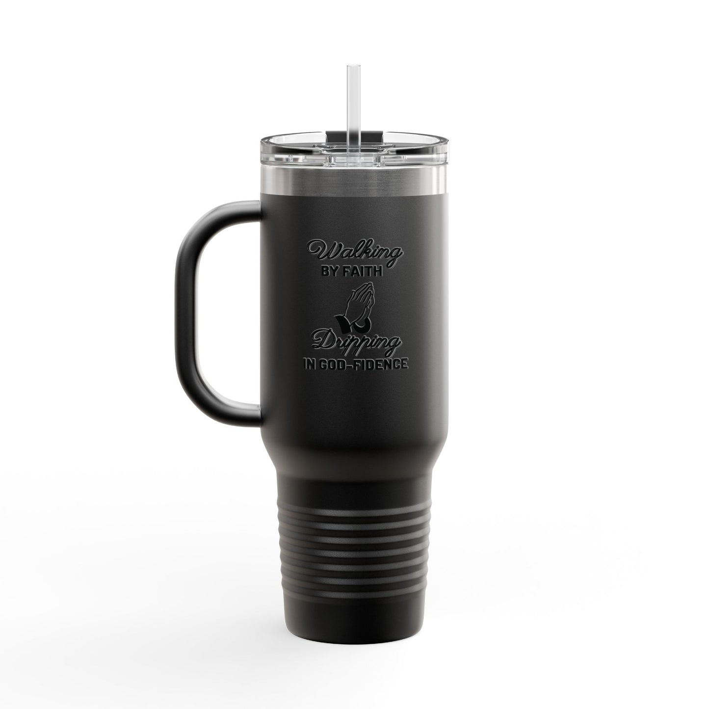 The McMillionaires God-Fidence Sip & Faith Insulated Travel Mug, 40oz