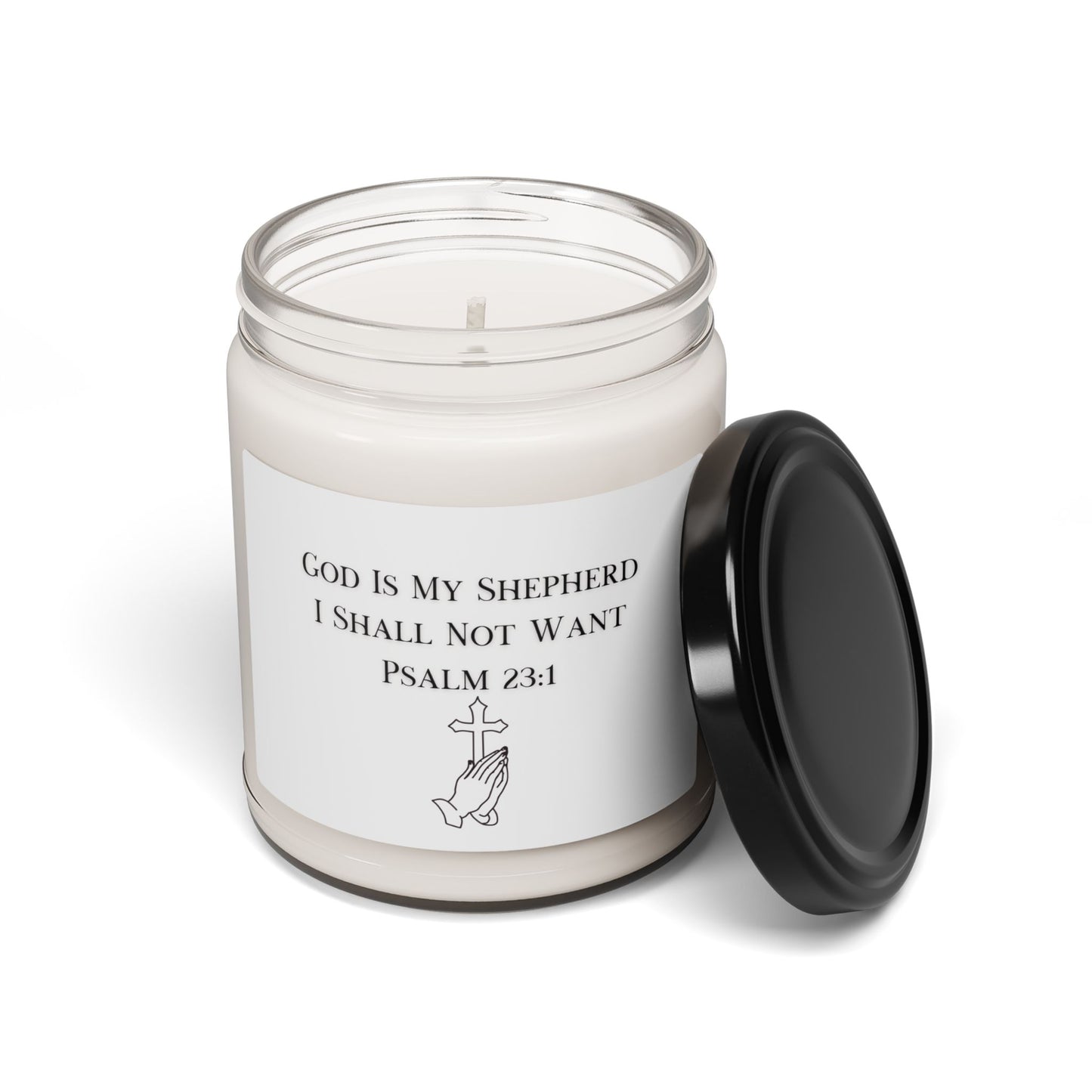 McMillionaires God Is My Shepherd - Scented Soy Candle, 9oz