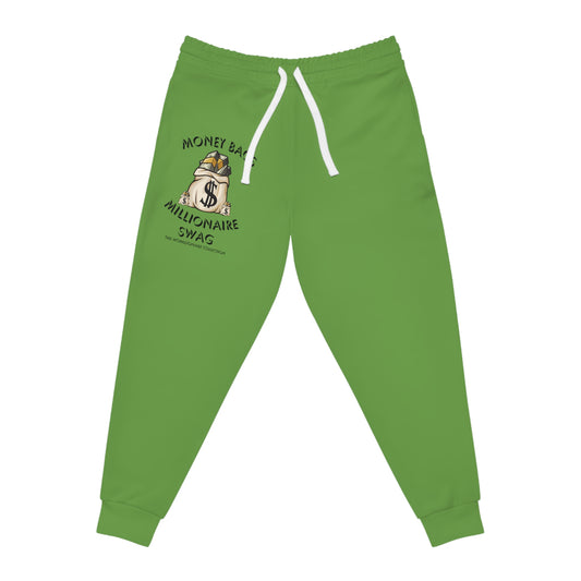 The McMillionaire Collection - Money Bags, Millionaire Swag Joggers (Light Green) - TheMcMillionairesCollection