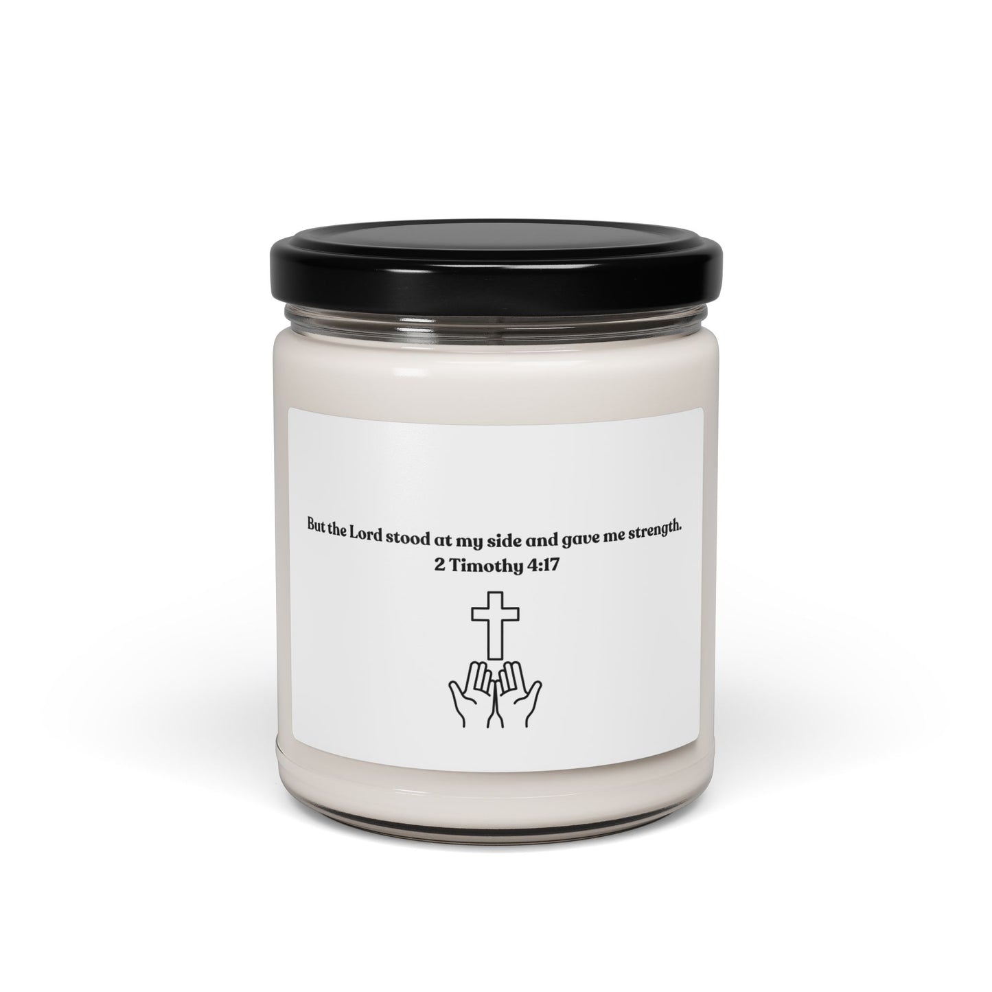 The McMillionaires: 2 Timothy 4:17  - Scented Soy Candle, 9oz