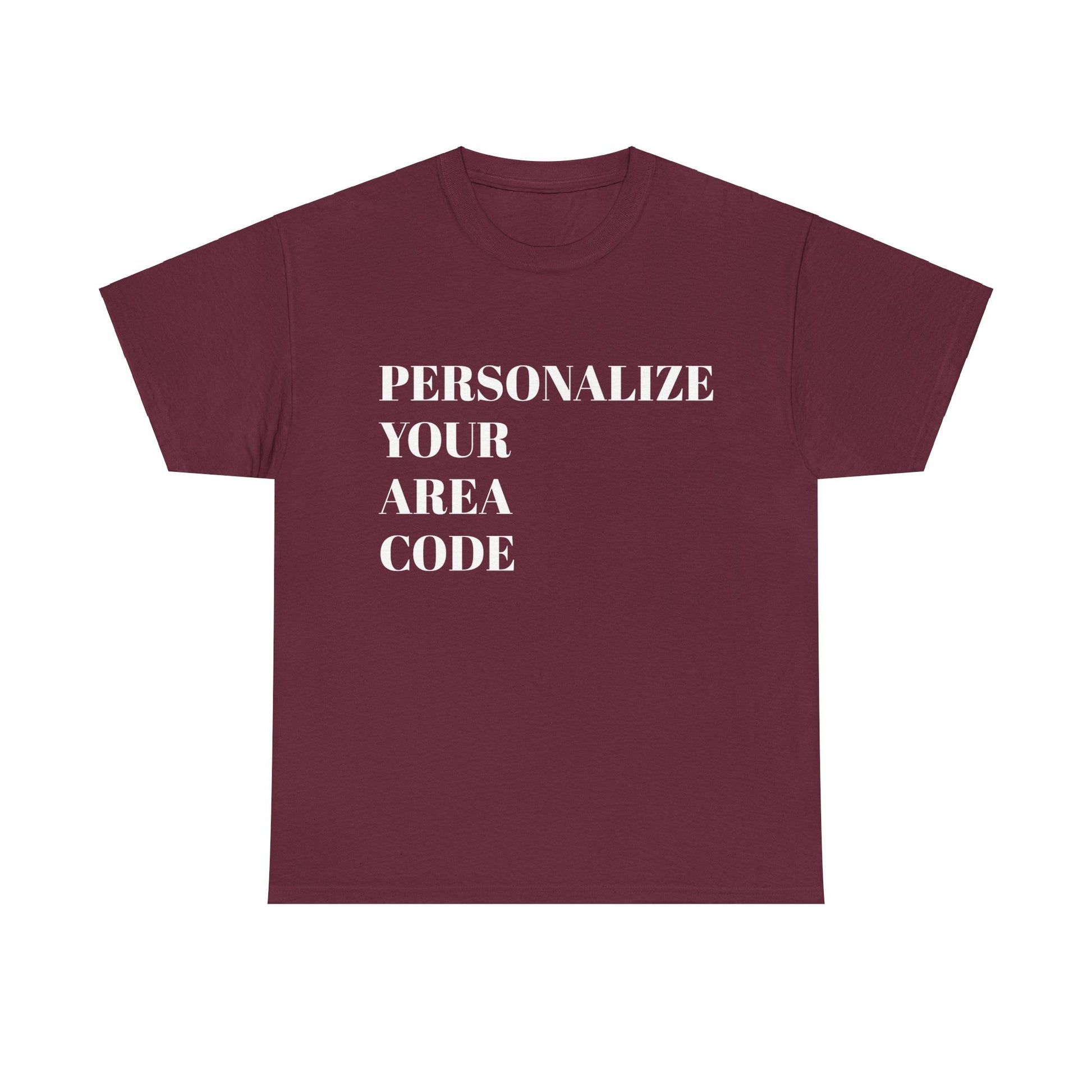 #Personalize Your Area Code - Represent Your Hood - TheMcMillionairesCollection