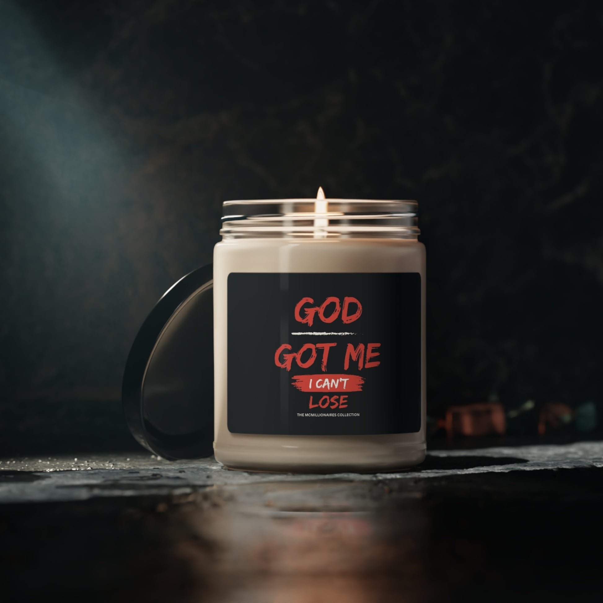 The McMillionaires: God Got Me - Scented Soy Candle, 9oz - TheMcMillionairesCollection