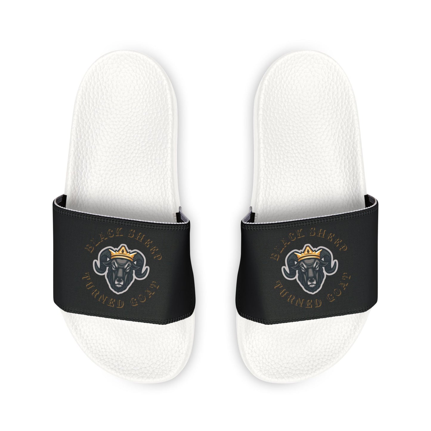 The McMillionaires "Black Sheep Turned Goat" Slide Sandals (Women)