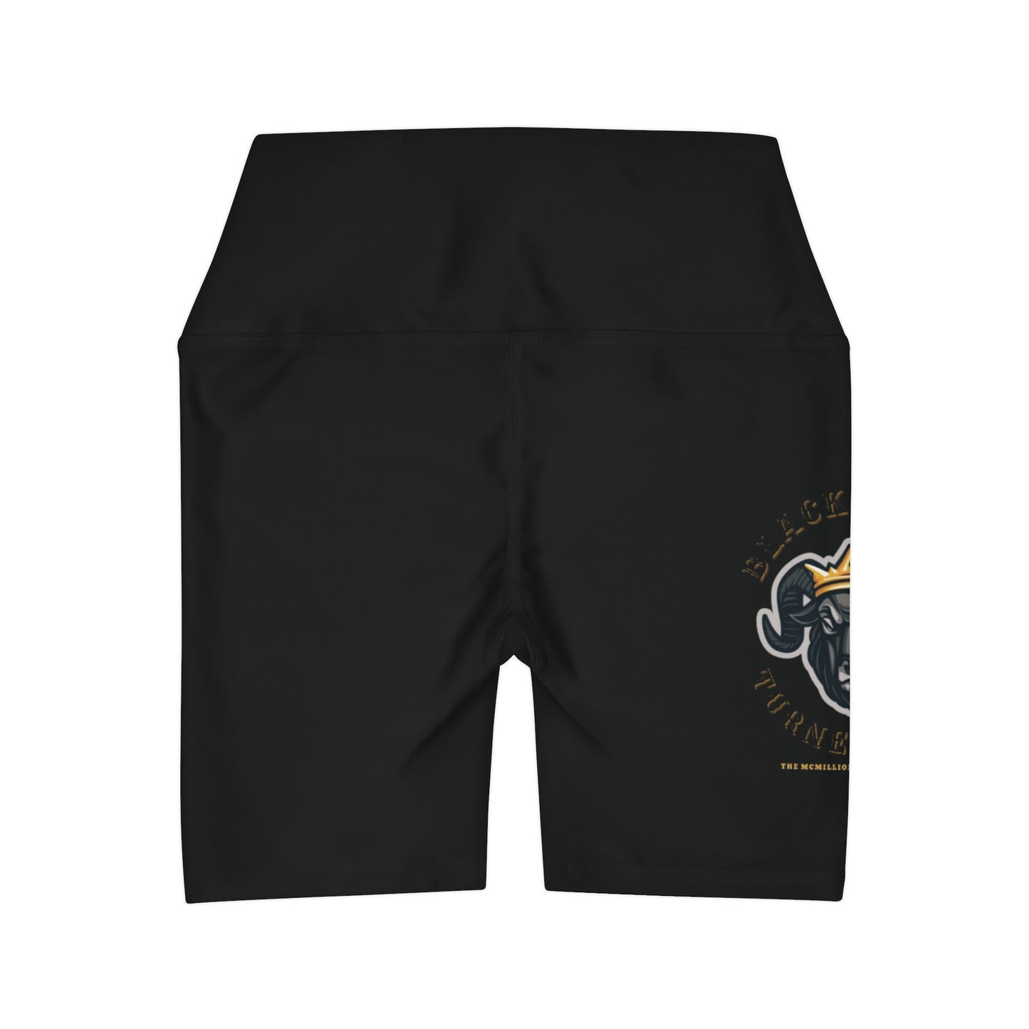 The McMillionaire Collection - Black Sheep Turned Goat High-Waist Shorts Black (Women's) - TheMcMillionairesCollection