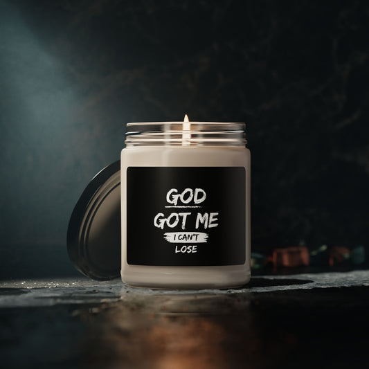 The McMillionaires: God Got Me - Scented Soy Candle, 9oz