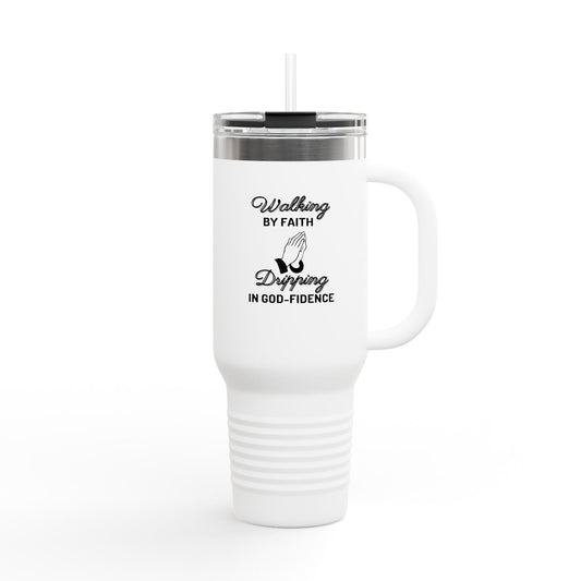 The McMillionaires God-Fidence Sip & Faith Insulated Travel Mug, 40oz