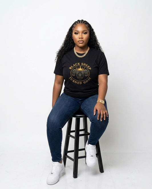 Black Sheep Turned G.O.A.T Tee