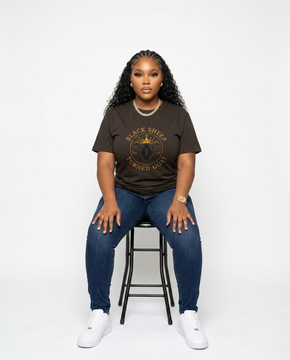 Black Sheep Turned G.O.A.T Tee