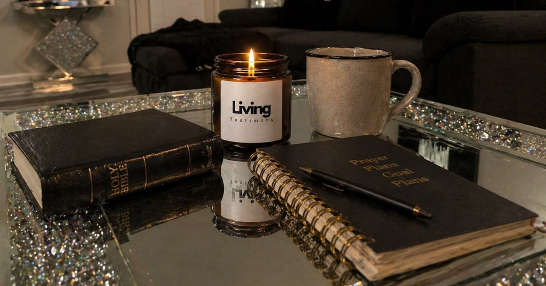 Living Testimony Candle - (4oz & 9oz Options)