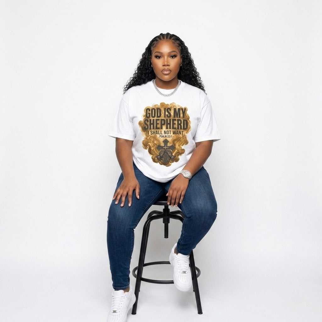 God Is My Shepherd Tee — Psalm 23 Edition
