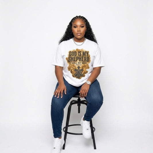 God Is My Shepherd Tee — Psalm 23 Edition